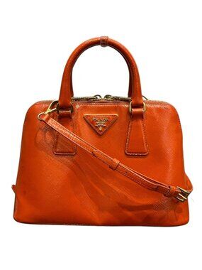 Prada Promenade Handbag Patent Leather